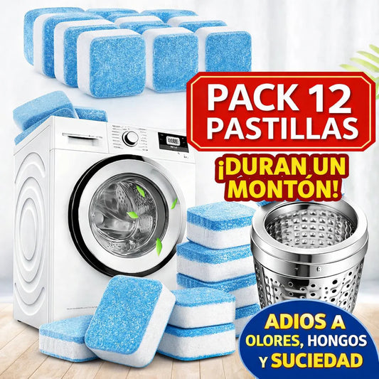 2x1 🔥 PASTILLAS LIMPIA LAVADORA (PACK x12)